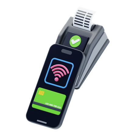 Contactless Payment  3D Icon