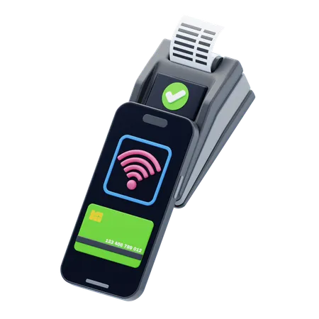 Contactless Payment  3D Icon