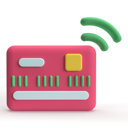 Contactless Payment  3D Icon