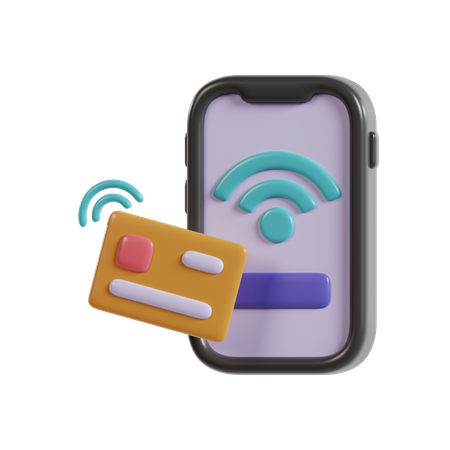 Contactless Payment  3D Icon