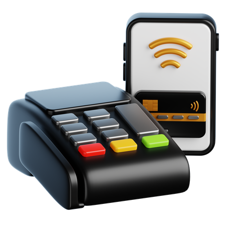 Contactless Payment  3D Icon