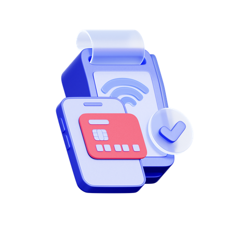 Contactless Payment Terminal  3D Icon