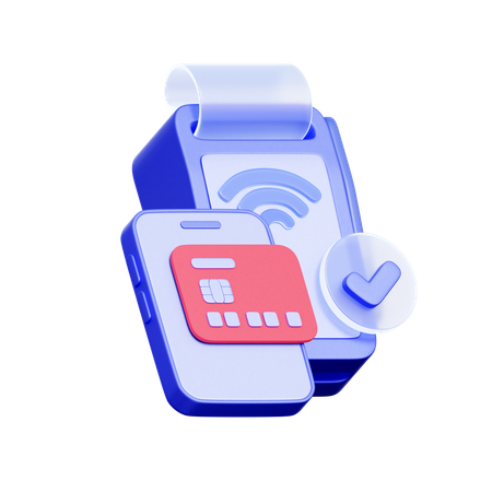 Contactless Payment Terminal  3D Icon