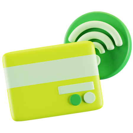 Contactless Payments  3D Icon