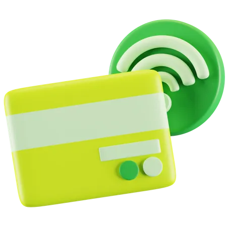 Contactless Payments  3D Icon