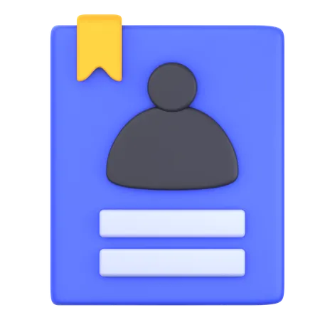 Contacto  3D Icon