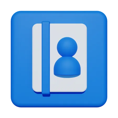 Contacto  3D Icon