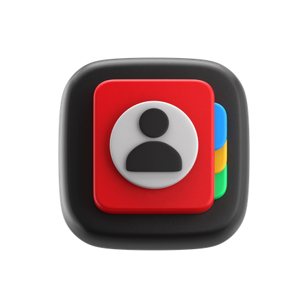 Contacto  3D Icon