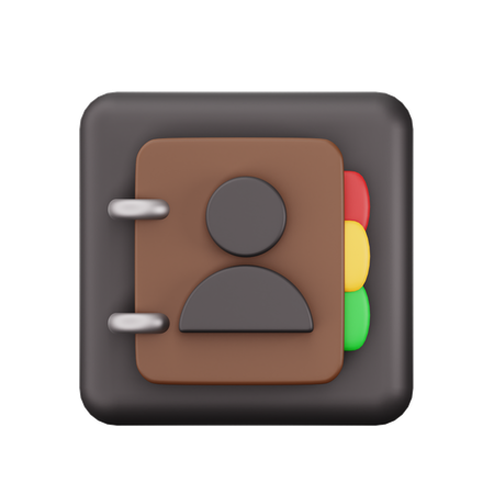 Contacto  3D Icon