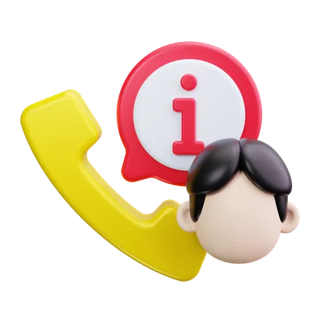 Contacto  3D Icon