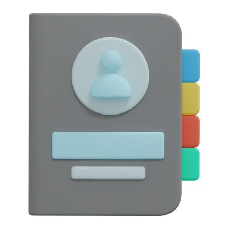 Contato  3D Icon