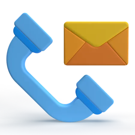 Correo de contacto  3D Icon