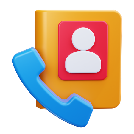 Contactos  3D Icon