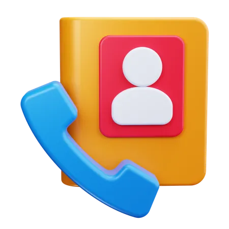 Contactos  3D Icon