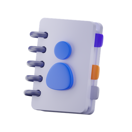 Contactos  3D Icon