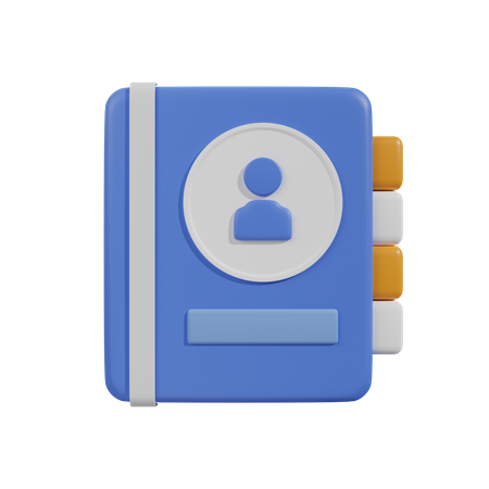 Contactos  3D Icon