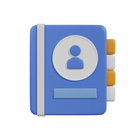 Contactos  3D Icon