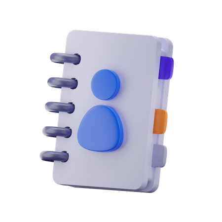 Contacts  3D Icon