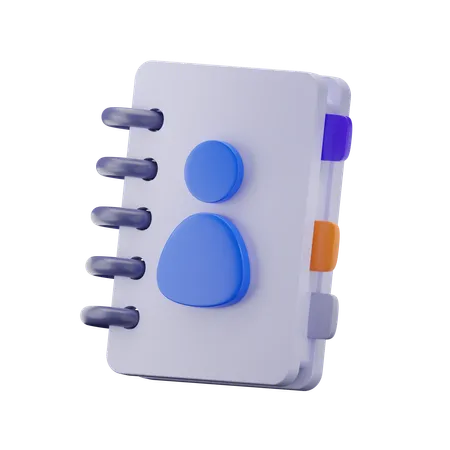 Contacts  3D Icon