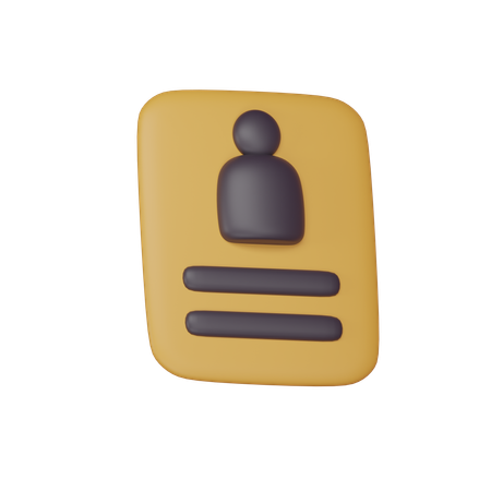 Contacts  3D Icon