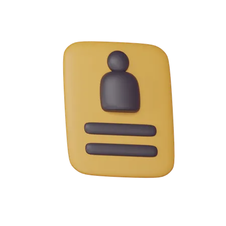 Contacts  3D Icon