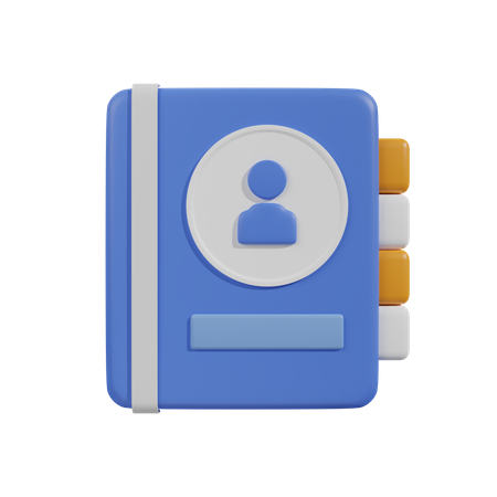 Contacts  3D Icon