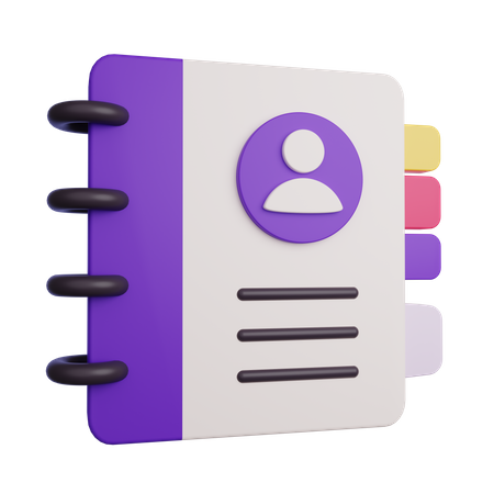 Contacts  3D Icon