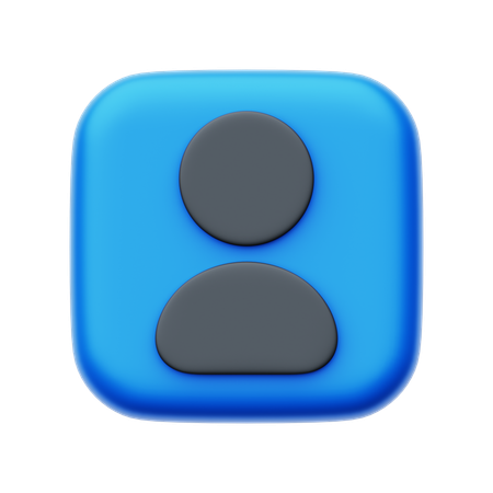 Contacts Book  3D Icon