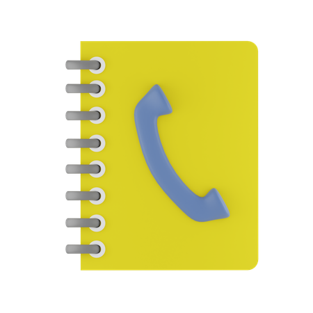 Contacts Book  3D Icon