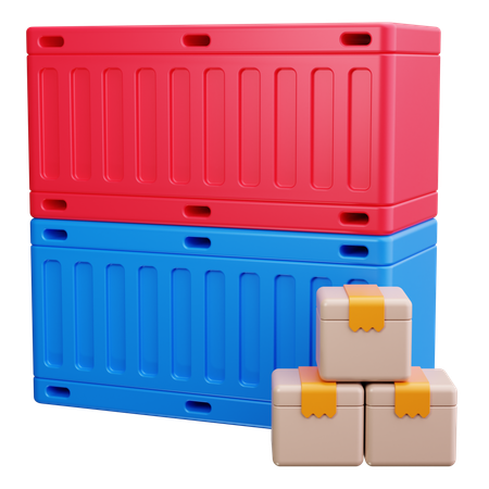 Container  3D Icon