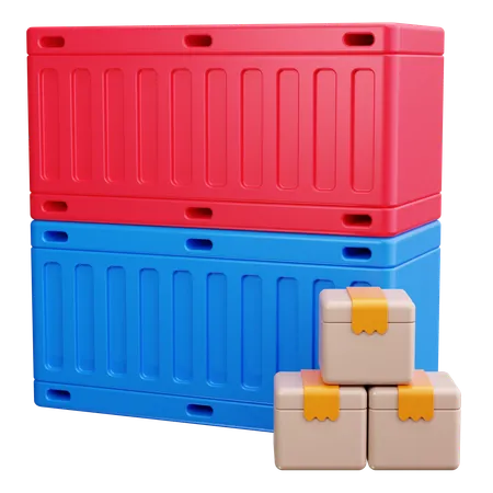 Container  3D Icon