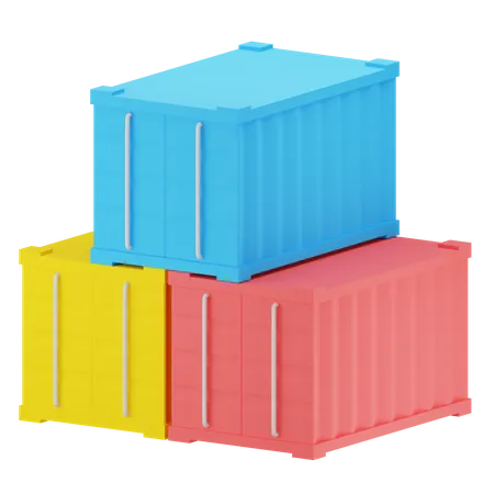 Container  3D Icon