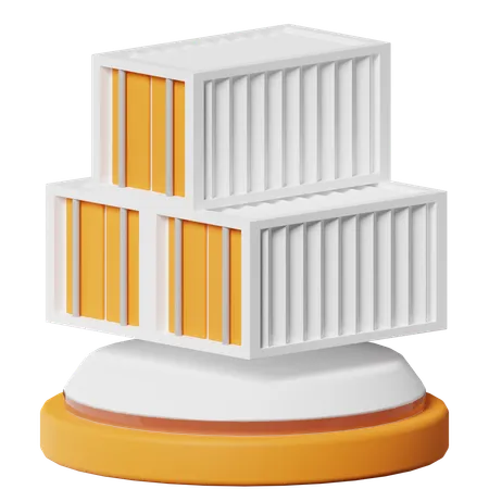 Container  3D Icon