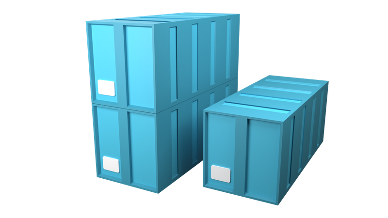 Container  3D Icon