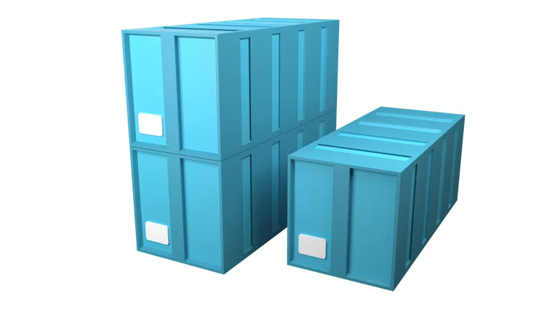 Container  3D Icon