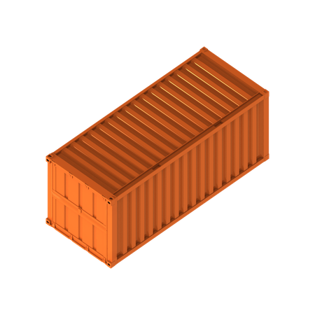 Container  3D Illustration