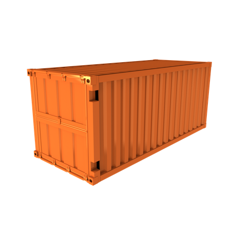 Container 3D Illustration