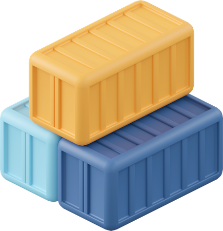 Container Box  3D Icon
