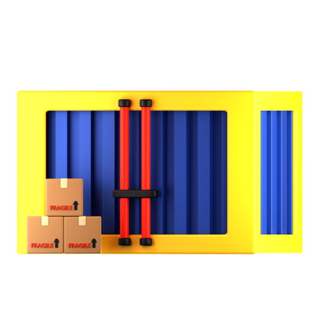 コンテナボックス  3D Icon