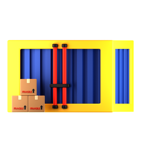 Container Box  3D Icon
