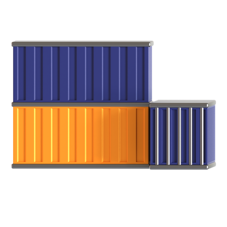 Container Cargo  3D Icon