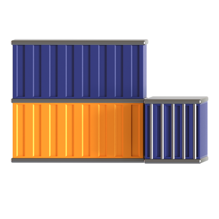 Container Cargo  3D Icon