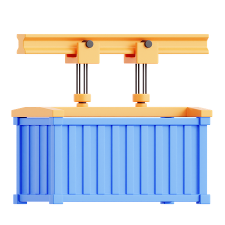 Container Crane  3D Icon