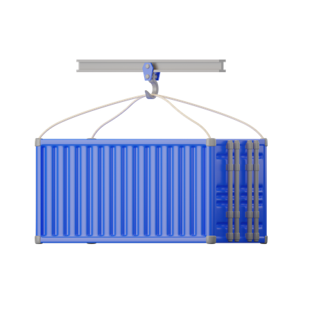 Container Crane  3D Icon