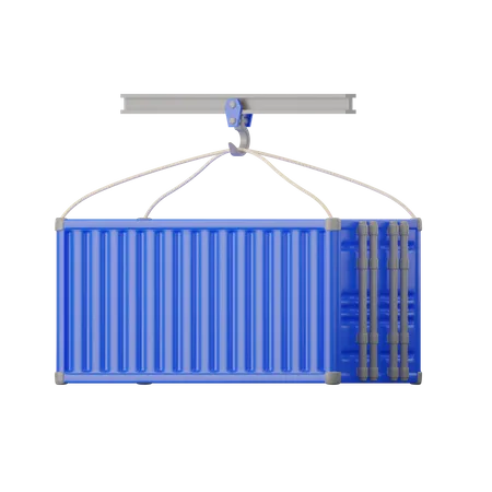 Container Crane  3D Icon