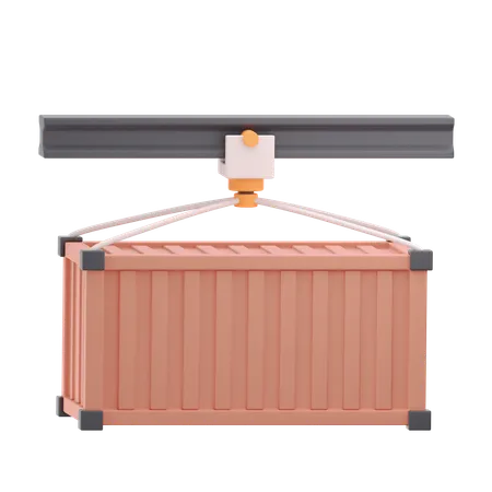 Container Crane  3D Icon