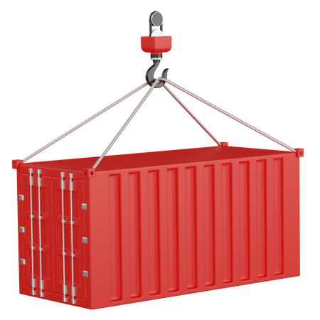 Container hanging  3D Icon