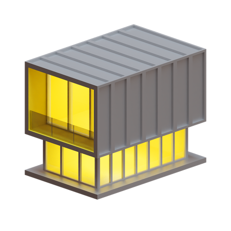 Container House  3D Icon