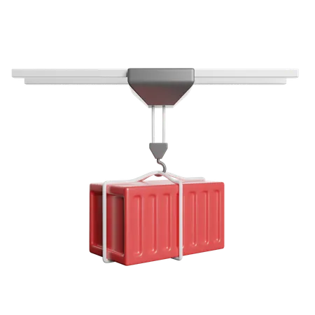 Container lifting  3D Icon