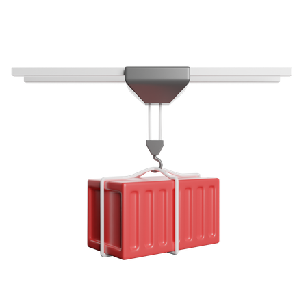 Container lifting  3D Icon